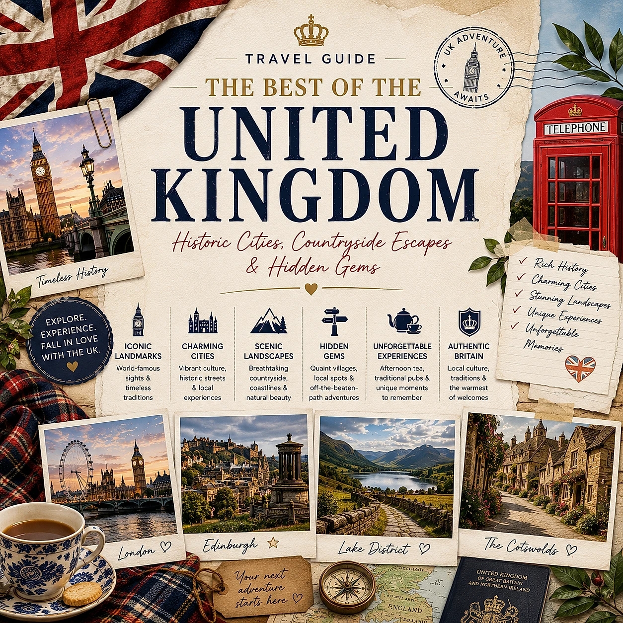 The Best of the United Kingdom: Historic Cities, Countryside Escapes & Hidden Gems