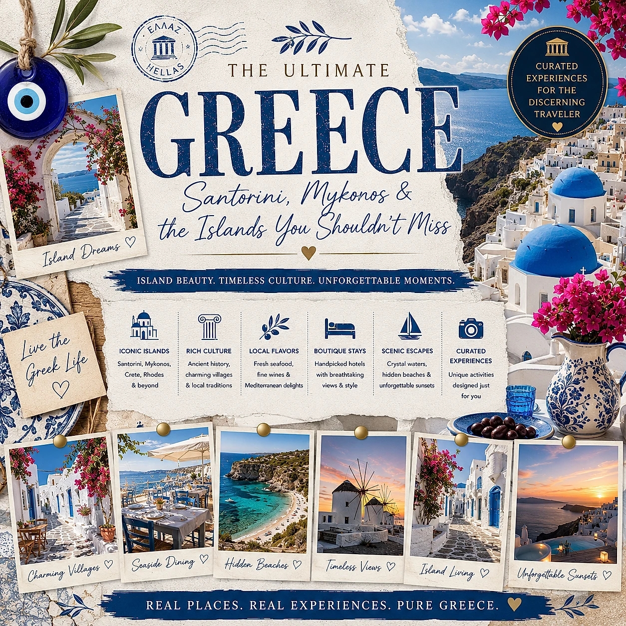 Luxury Greece: Santorini, Mykonos & the Islands You Shouldn’t Miss
