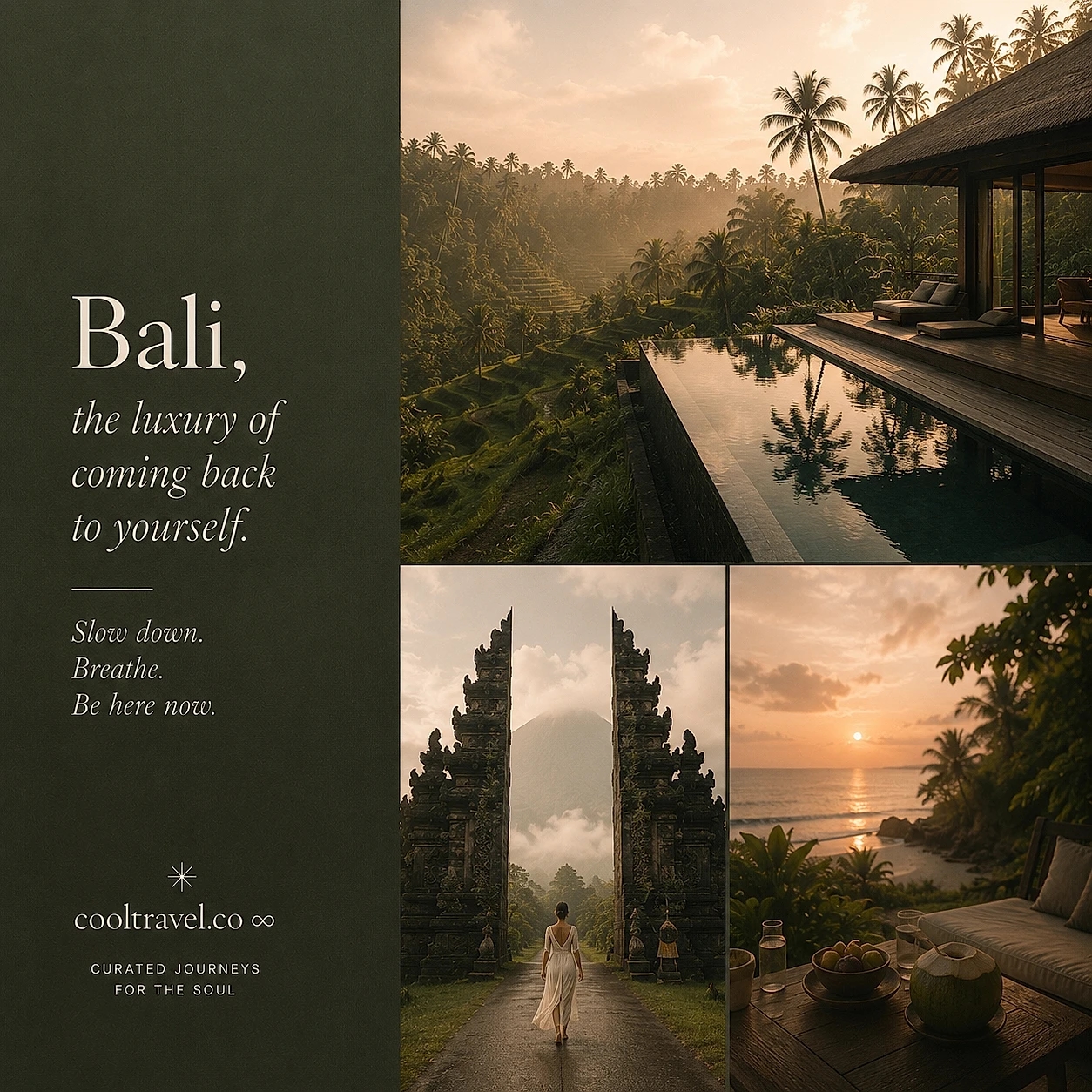 Bali — The Luxury of Coming Back to Yourself ♾️