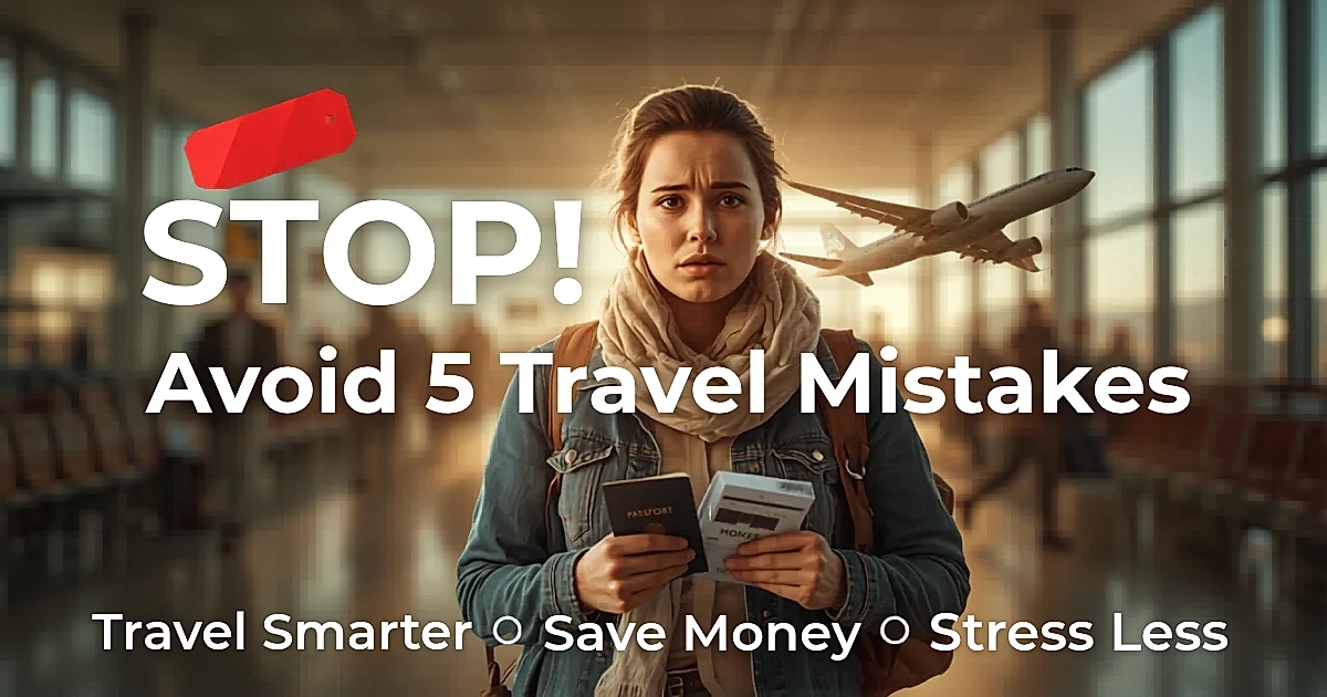TRAVEL MISTAKES THAT CAN RUIN YOUR TRIP BEFORE IT EVEN STARTS