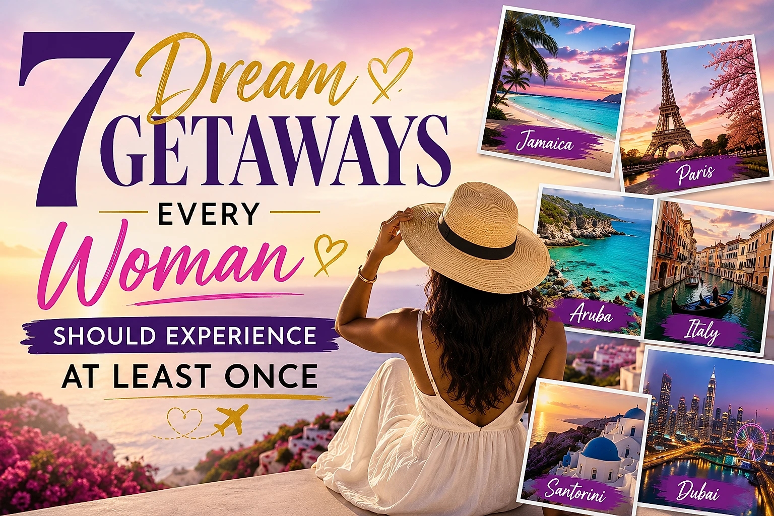 7 Dream Getaways Every Woman Should Experience at Least Once