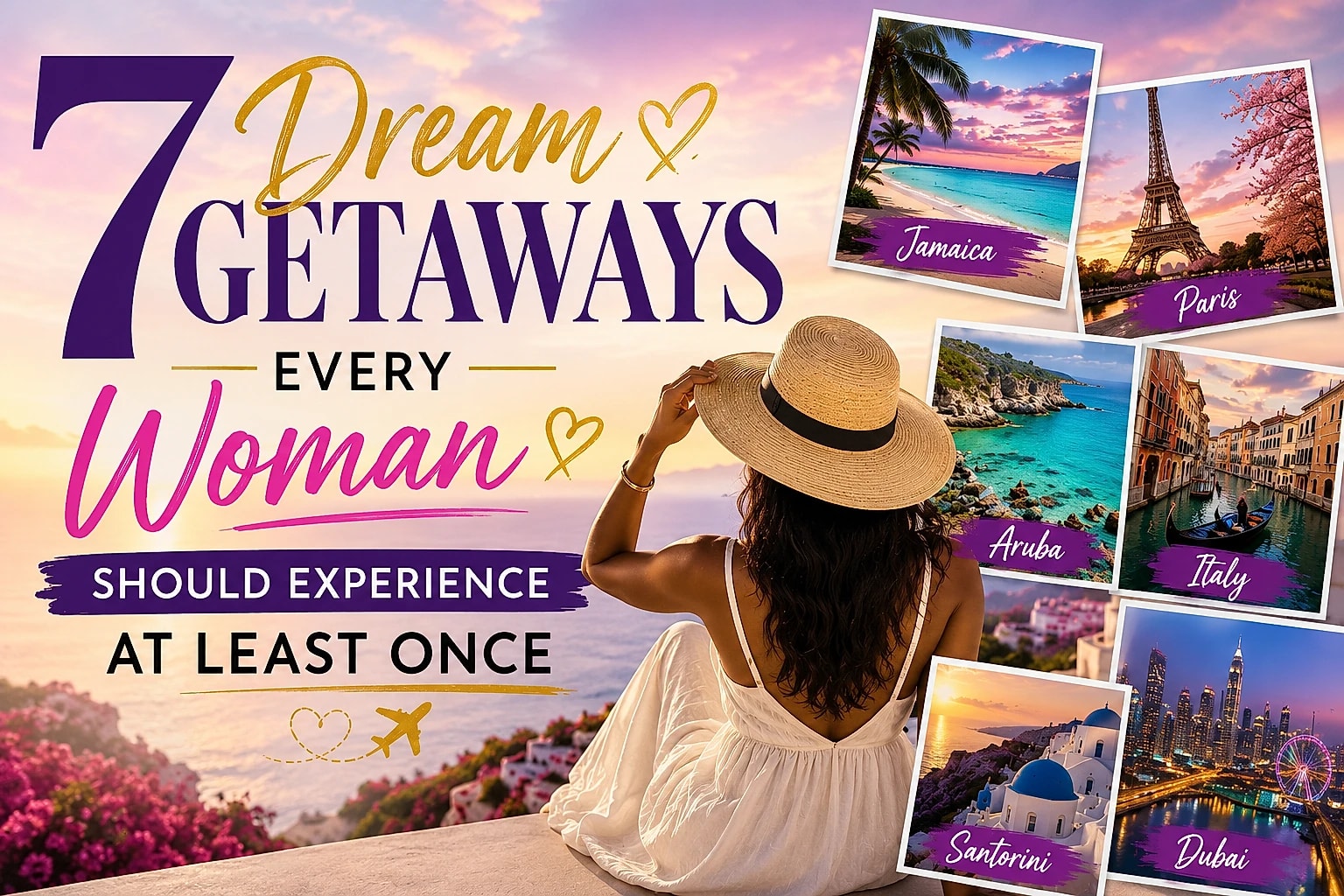 7 Dream Getaways Every Woman Should Experience at Least Once