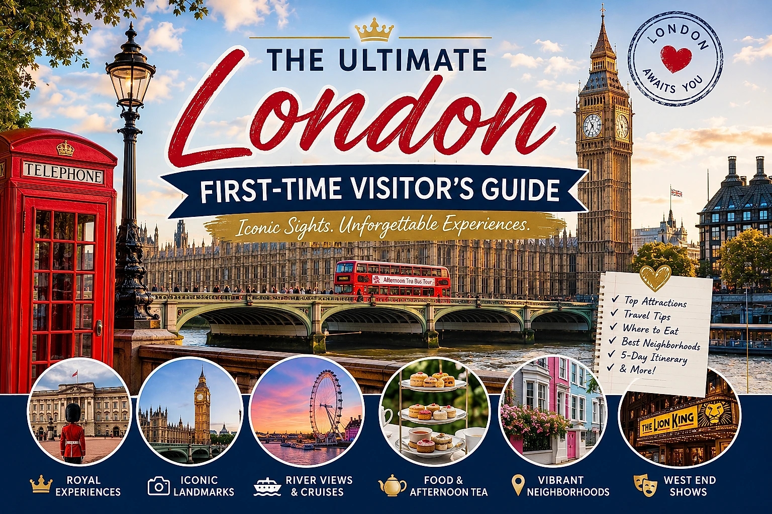 🇬🇧 The Ultimate First-Time Visitor's Guide to London