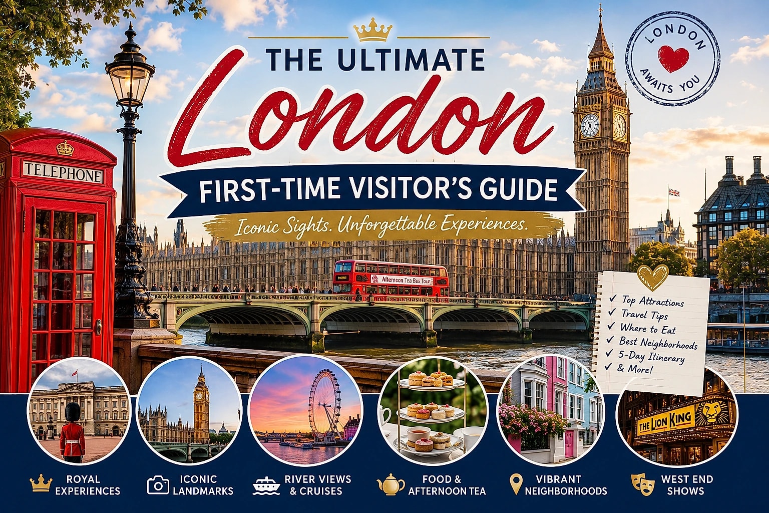 🇬🇧 The Ultimate First-Time Visitor's Guide to London