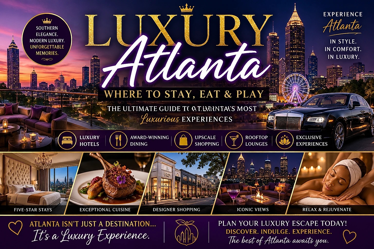 Luxury Atlanta: Where to Stay, Eat & Play