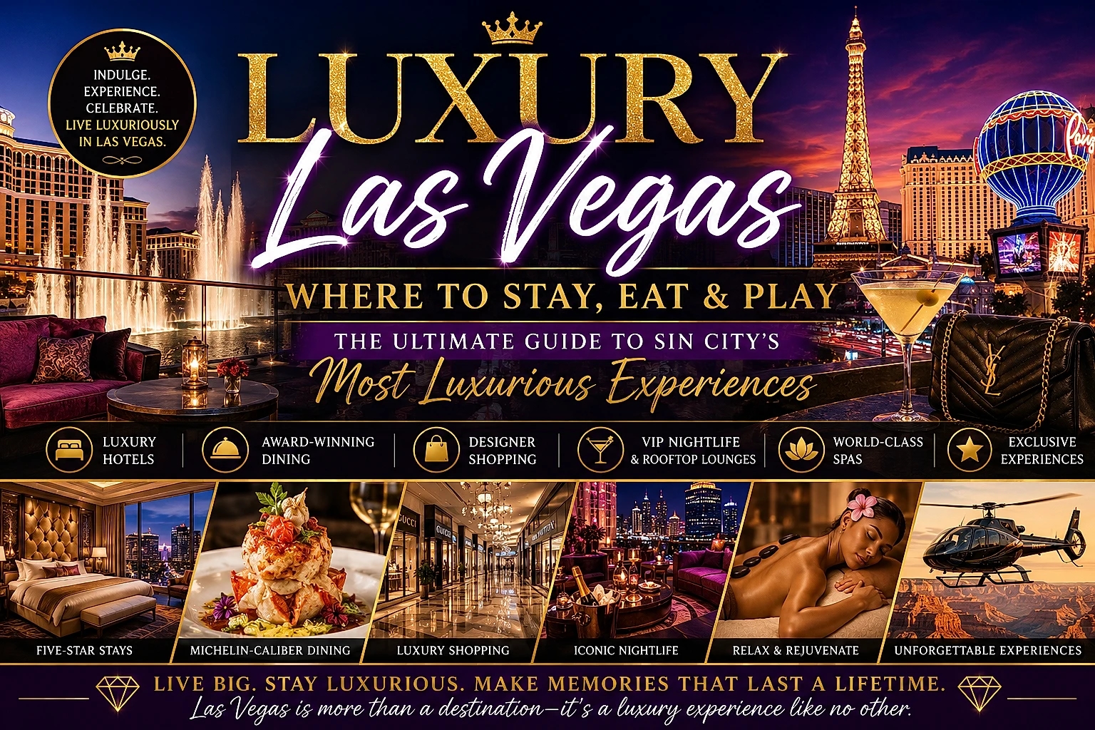 Luxury Las Vegas: Where to Stay, Eat & Play
